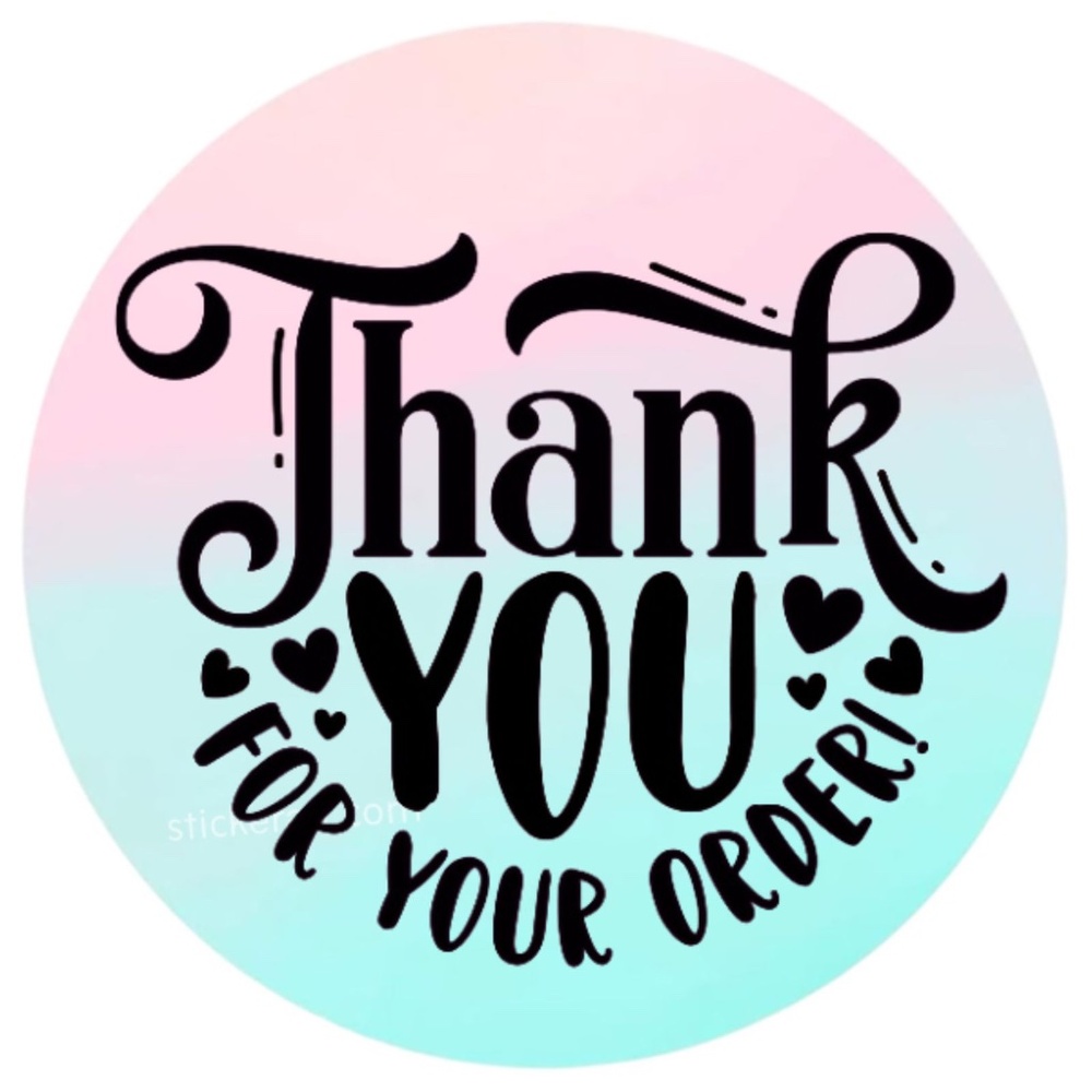 100 Thank You Stickers for poshmark 2 in round  | Shipping Supplies | NWT - Picture 5 of 13